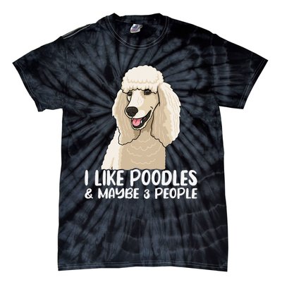 Poodle Dog Lover Poodle Art Tee Poodle Owner Tie-Dye T-Shirt