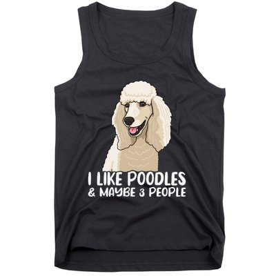 Poodle Dog Lover Poodle Art Tee Poodle Owner Tank Top