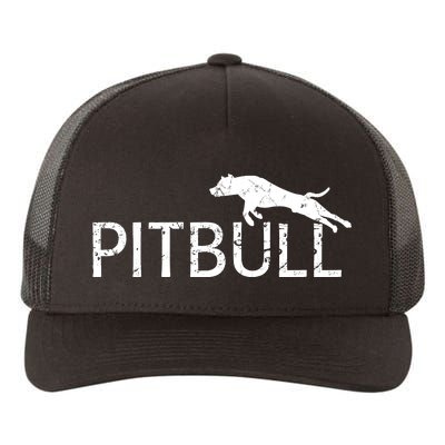 Pitbull Dog Logo Yupoong Adult 5-Panel Trucker Hat