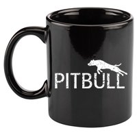 Pitbull Dog Logo 11oz C Handle Ceramic Mug