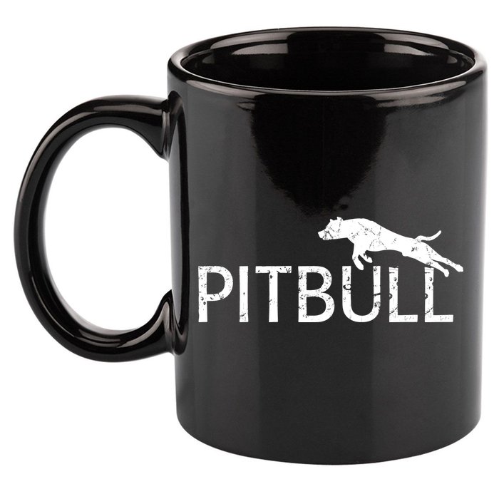 Pitbull Dog Logo 11oz C Handle Ceramic Mug