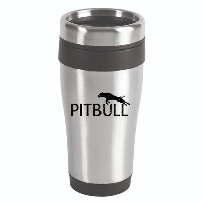 Pitbull Dog Logo 16oz Travel Tumbler
