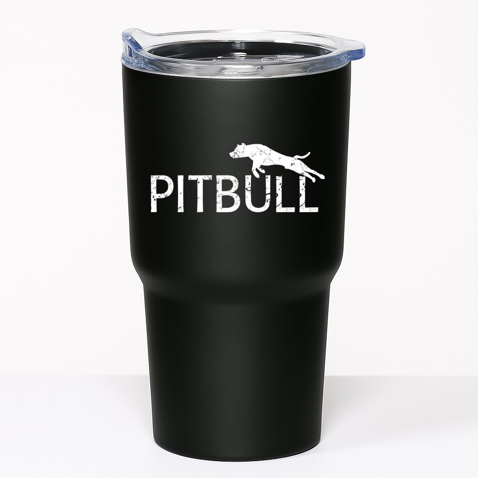 Pitbull Dog Logo Tumbler