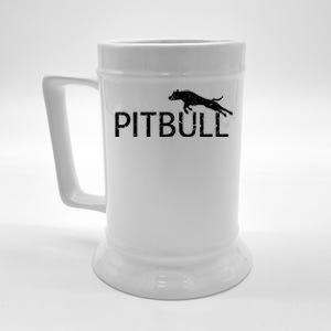 Pitbull Dog Logo Beer Stein