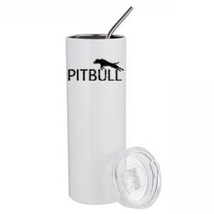 Pitbull Dog Logo Stainless Steel Tumbler