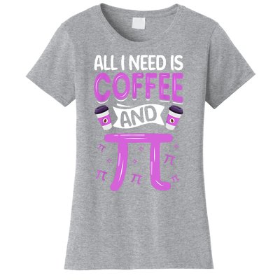 Pi Day Live All I Need Is Coffee And PI Math 14 March Nerd Women's T-Shirt