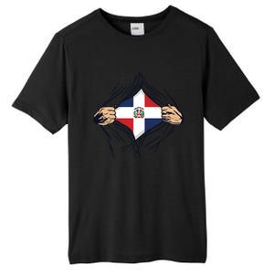 Proud Dominican Love Dominican Republic Flag Country Nation Great Gift Tall Fusion ChromaSoft Performance T-Shirt