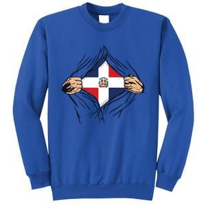 Proud Dominican Love Dominican Republic Flag Country Nation Great Gift Sweatshirt