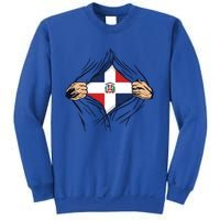 Proud Dominican Love Dominican Republic Flag Country Nation Great Gift Sweatshirt