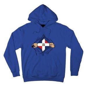 Proud Dominican Love Dominican Republic Flag Country Nation Great Gift Tall Hoodie