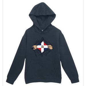 Proud Dominican Love Dominican Republic Flag Country Nation Great Gift Urban Pullover Hoodie