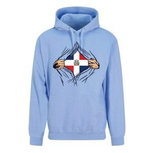 Proud Dominican Love Dominican Republic Flag Country Nation Great Gift Unisex Surf Hoodie