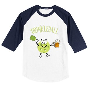 Pickleball Drinkleball LQT Baseball Sleeve Shirt