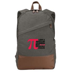 Pi Day Like A Regular Number But Infinitely Cooler Funny Cotton Canvas Backpack