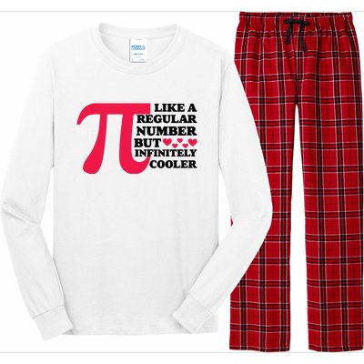 Pi Day Like A Regular Number But Infinitely Cooler Funny Long Sleeve Pajama Set