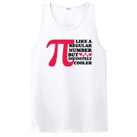 Pi Day Like A Regular Number But Infinitely Cooler Funny PosiCharge Competitor Tank