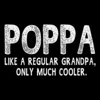 Poppa Definition Like Regular Grandpa Only Cooler Funny Apron