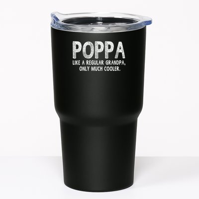 Poppa Definition Like Regular Grandpa Only Cooler Funny Tumbler