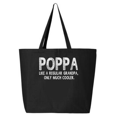Poppa Definition Like Regular Grandpa Only Cooler Funny 25L Jumbo Tote