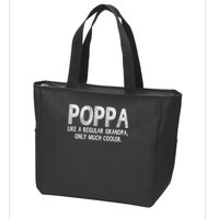 Poppa Definition Like Regular Grandpa Only Cooler Funny Zip Tote Bag