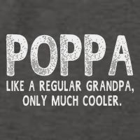 Poppa Definition Like Regular Grandpa Only Cooler Funny Vector Backpack