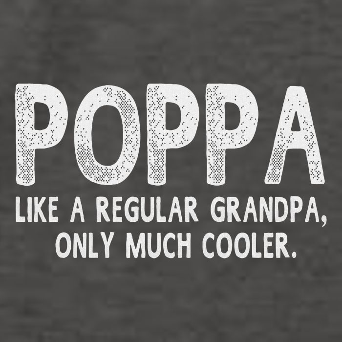Poppa Definition Like Regular Grandpa Only Cooler Funny Vector Backpack