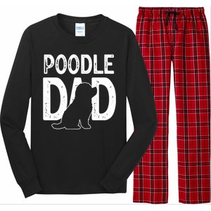 Poodle Dog Lover Funny Cute Puppy Dad Father Cute Gift Long Sleeve Pajama Set