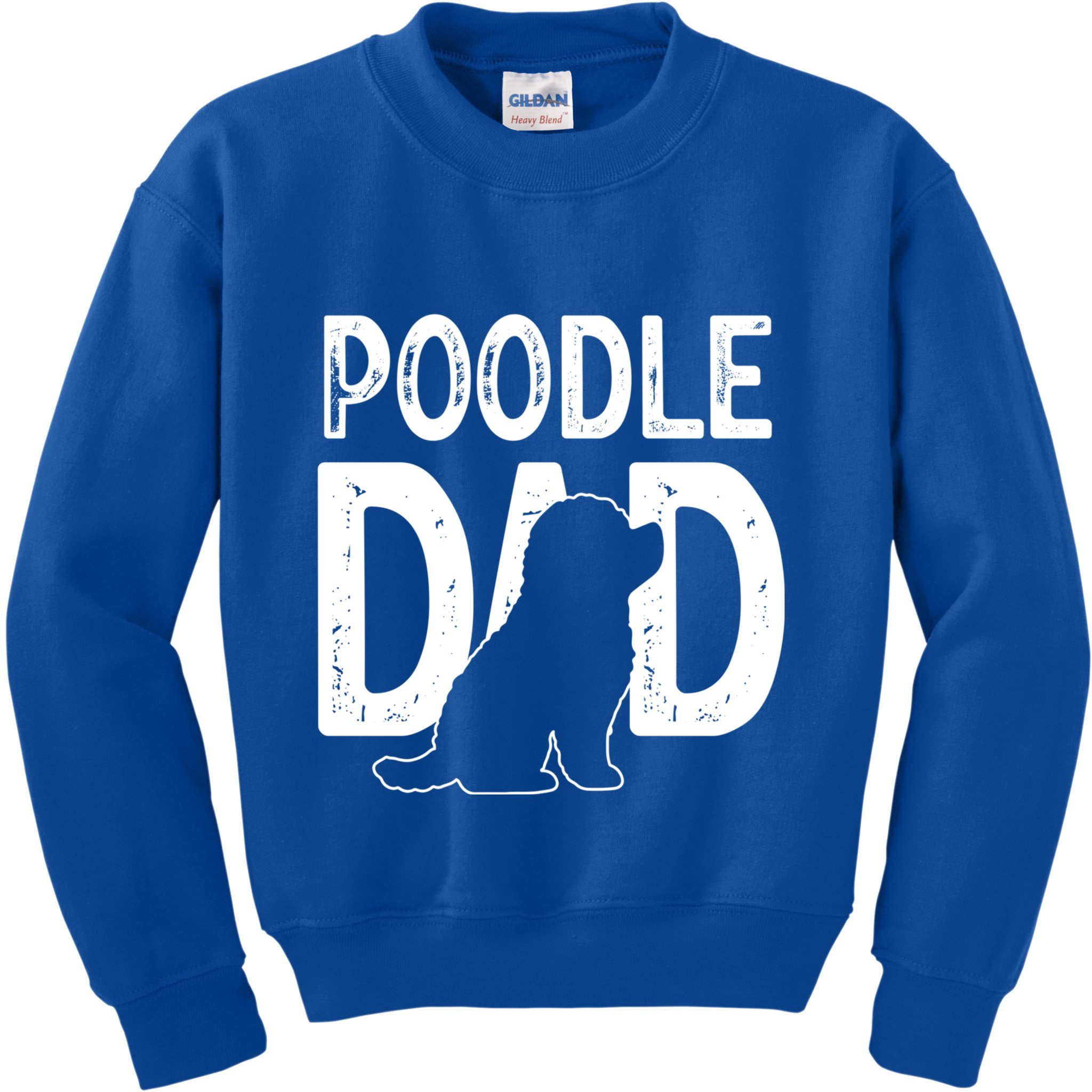 Poodle Dog Lover Funny Cute Puppy Dad Father Cute Gift Kids Sweatshirt