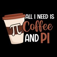 Pi Day Live All I Need Is Coffee And Pi Math 14 March Nerd Daily Commute Backpack