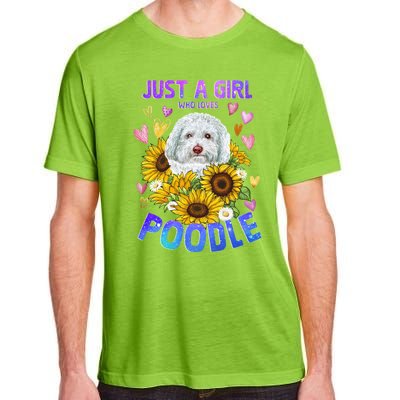 Poodle Dog Lover Funny Cute Puppy Cool Gift Adult ChromaSoft Performance T-Shirt