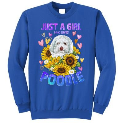 Poodle Dog Lover Funny Cute Puppy Cool Gift Sweatshirt