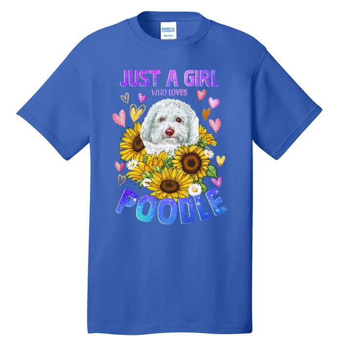 Poodle Dog Lover Funny Cute Puppy Cool Gift Tall T-Shirt