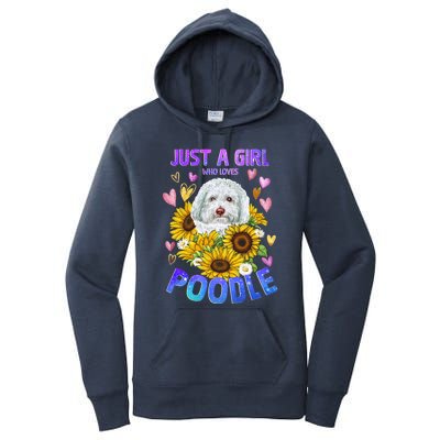 Poodle Dog Lover Funny Cute Puppy Cool Gift Women's Pullover Hoodie