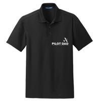 Pilot Dad Like Normal Dad But Cooler Airplane Pilot Dad Dry Zone Grid Polo