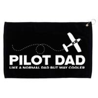 Pilot Dad Like Normal Dad But Cooler Airplane Pilot Dad Grommeted Golf Towel