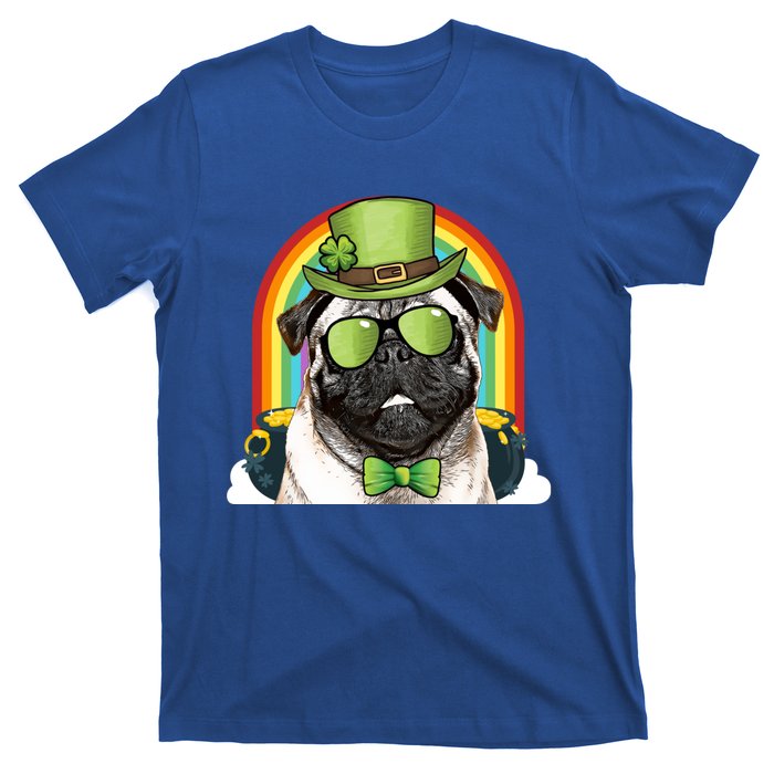 Pug Dog Leprechaun Funny St Patricks Day Cute Gift T-Shirt