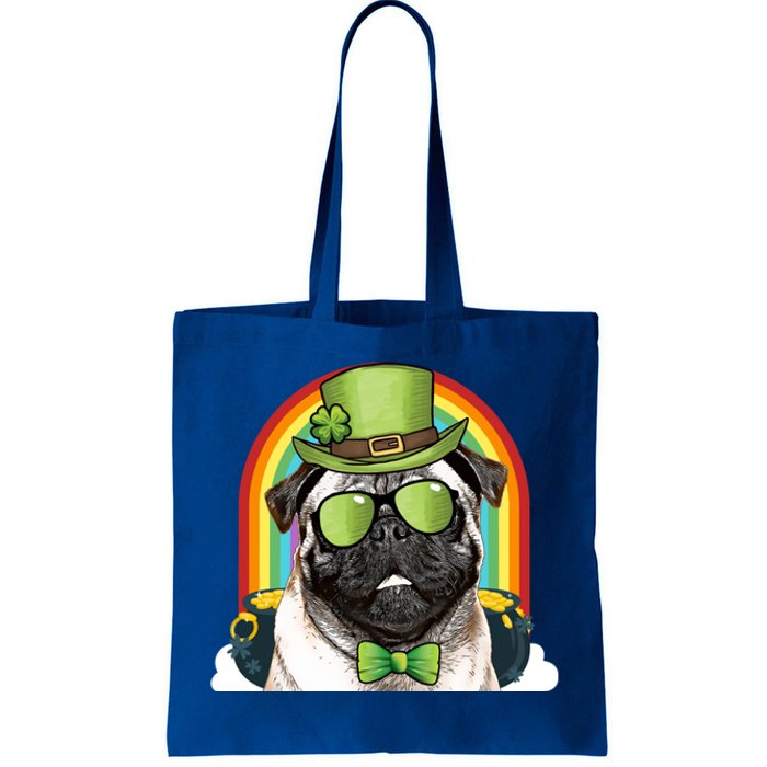 Pug Dog Leprechaun Funny St Patricks Day Cute Gift Tote Bag