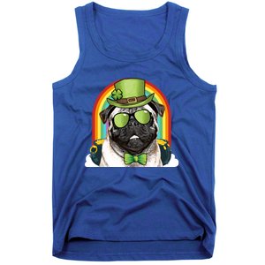 Pug Dog Leprechaun Funny St Patricks Day Cute Gift Tank Top