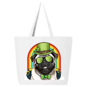 Pug Dog Leprechaun Funny St Patricks Day Cute Gift 25L Jumbo Tote