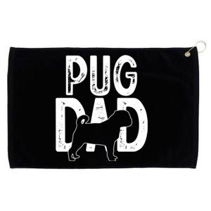 Pug Dog Lover Funny Cute Puppy Dad Father Funny Gift Grommeted Golf Towel