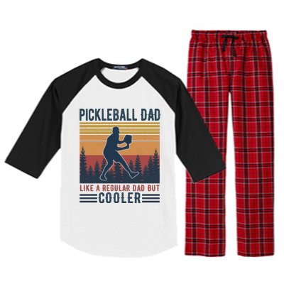 Pickleball Dad Like A Regular Dad Raglan Sleeve Pajama Set