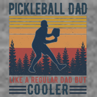 Pickleball Dad Like A Regular Dad Hooded Wearable Blanket