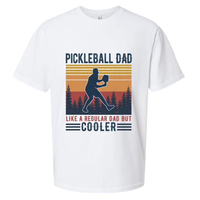 Pickleball Dad Like A Regular Dad Sueded Cloud Jersey T-Shirt
