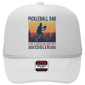 Pickleball Dad Like A Regular Dad High Crown Mesh Back Trucker Hat