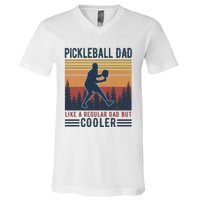 Pickleball Dad Like A Regular Dad V-Neck T-Shirt