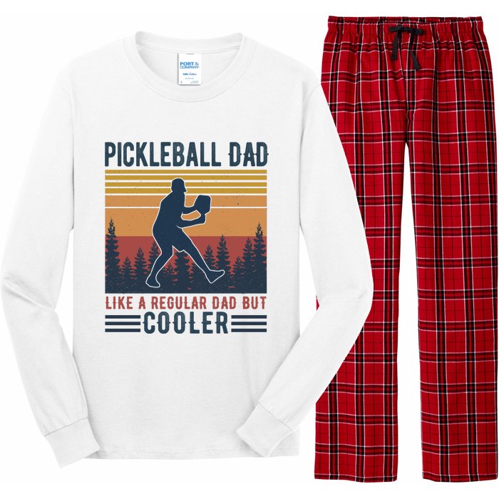 Pickleball Dad Like A Regular Dad Long Sleeve Pajama Set