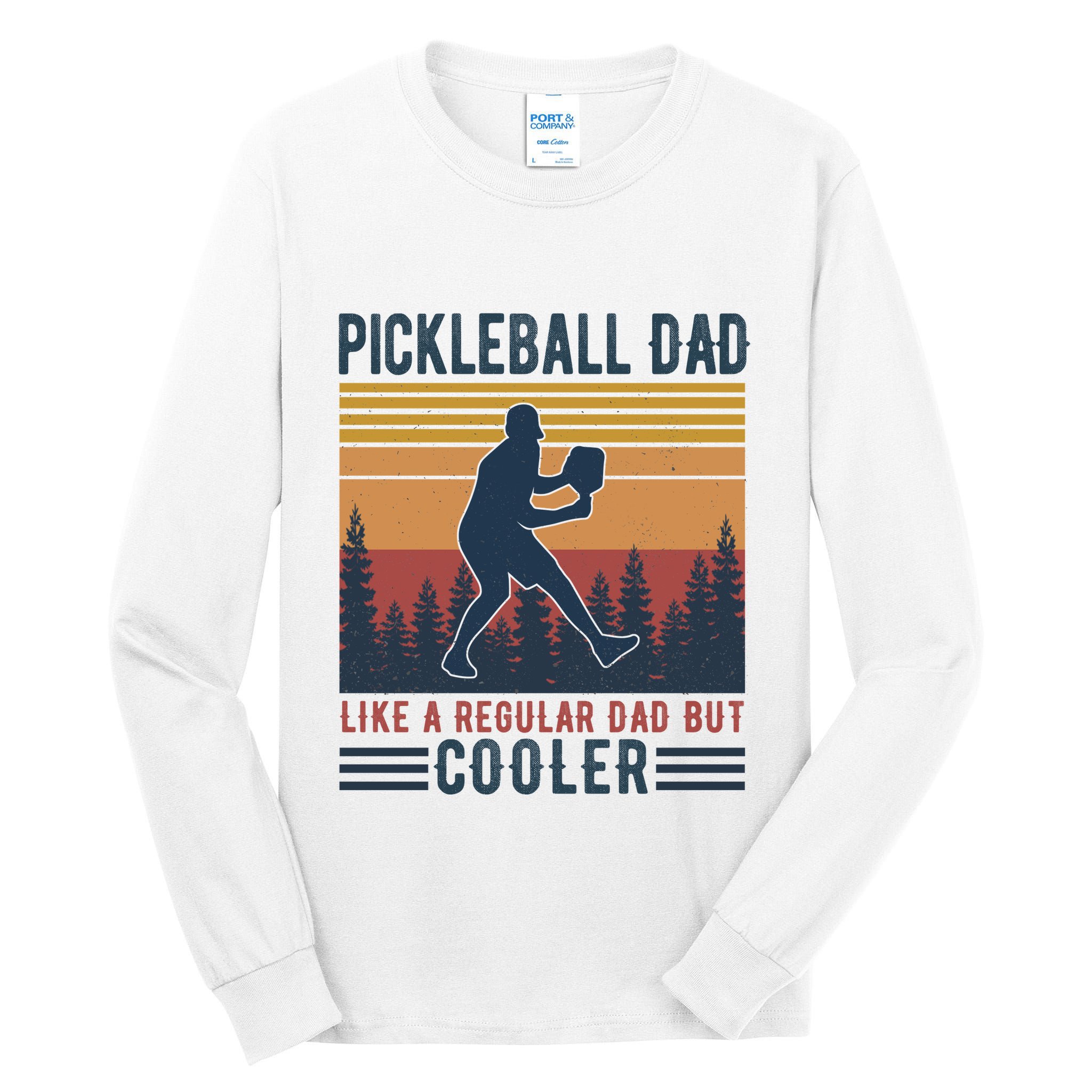 Pickleball Dad Like A Regular Dad Tall Long Sleeve T-Shirt