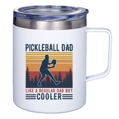 Pickleball Dad Like A Regular Dad 12oz Stainless Steel Coffee Mug