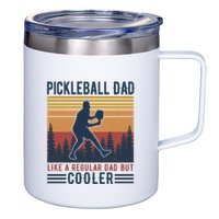 Pickleball Dad Like A Regular Dad 12oz Stainless Steel Coffee Mug