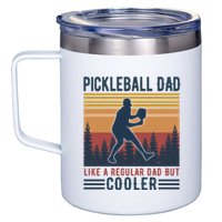 Pickleball Dad Like A Regular Dad 12oz Stainless Steel Coffee Mug